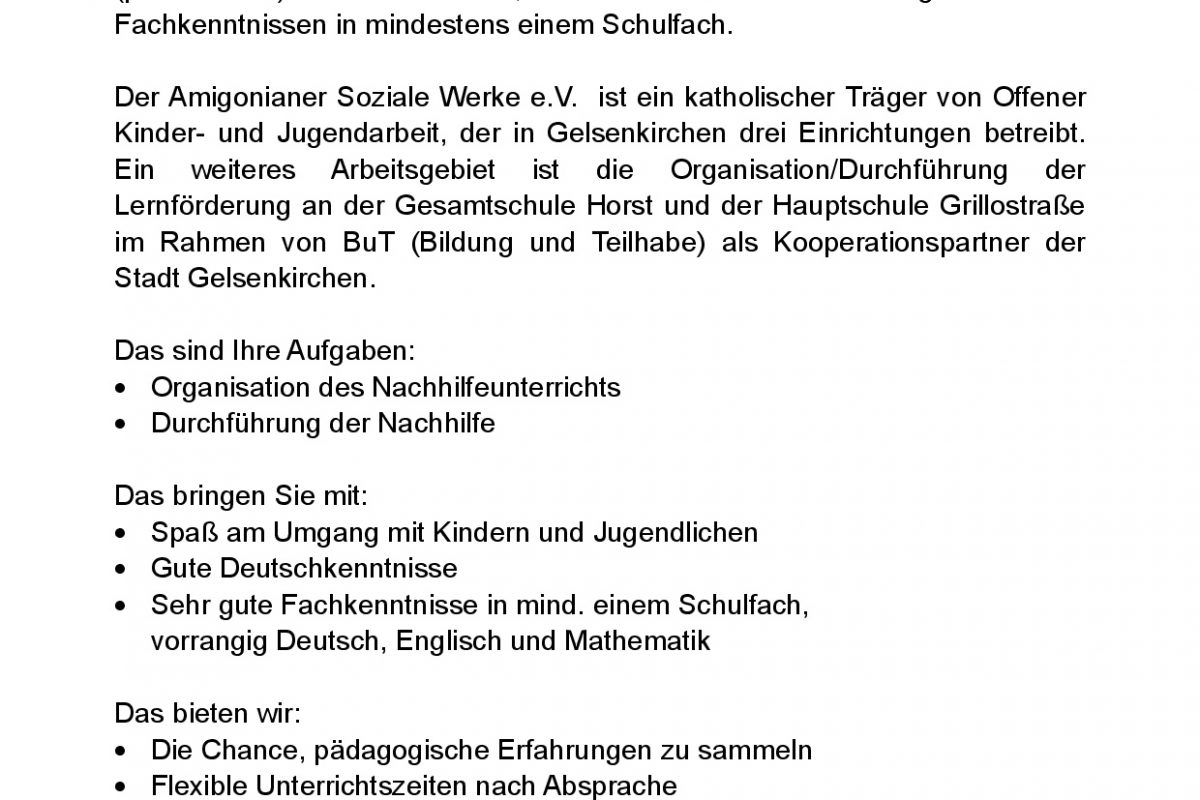 Lerntrainer 2020 03 04 Stellenausschreibung Bild